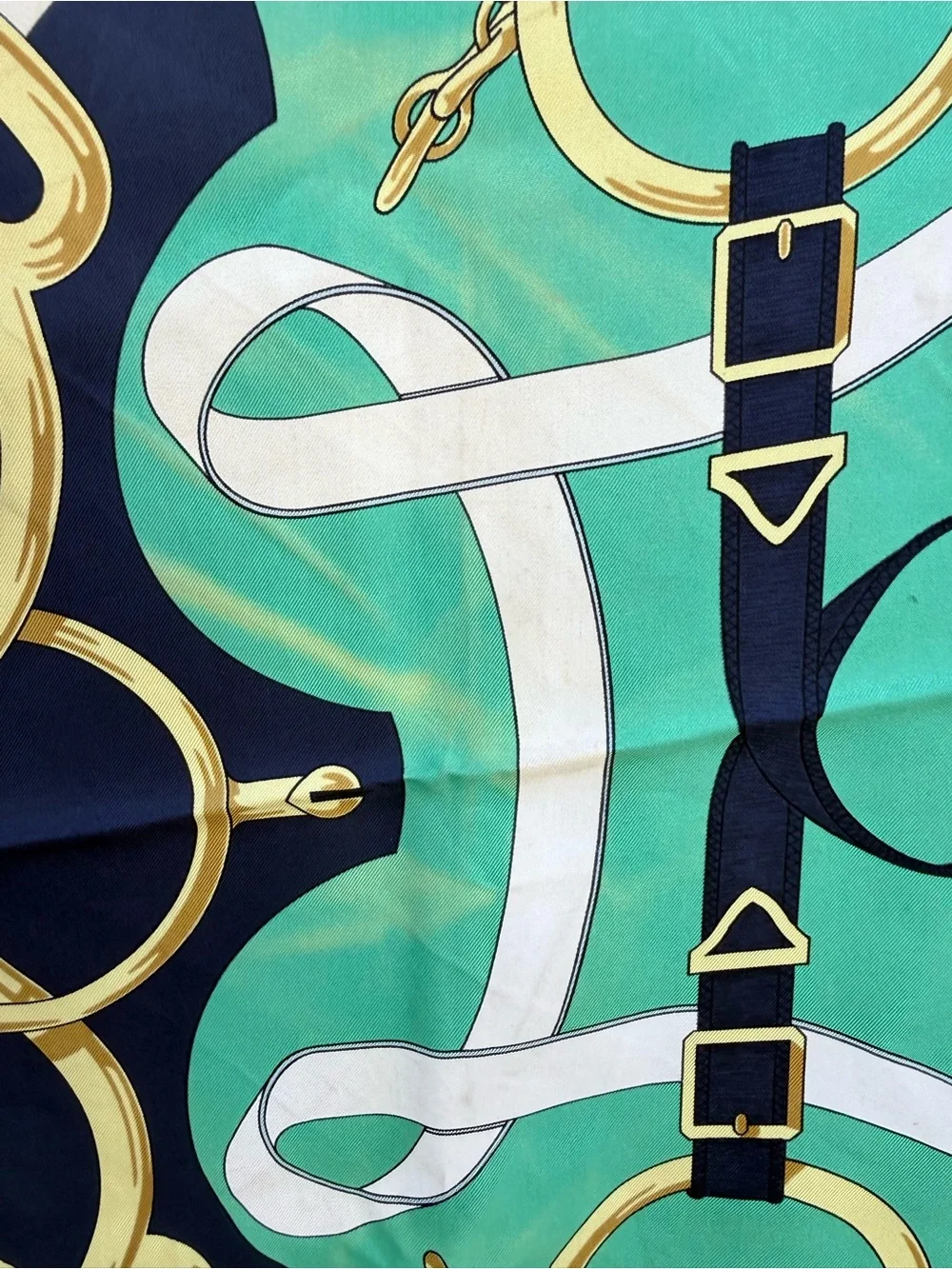 Hermes Eperon D’Or Silk Scarf - Flawed